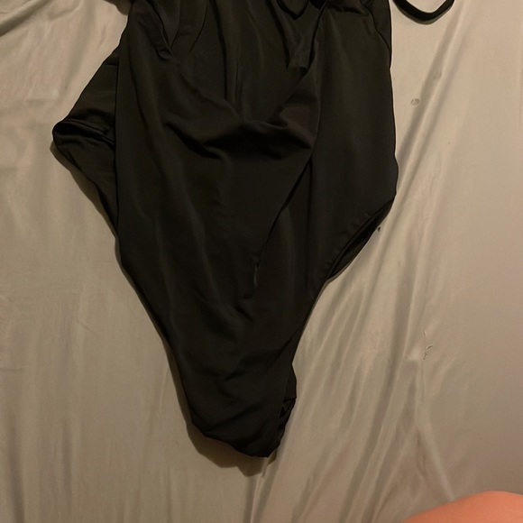 Rue21 black tie front bathing suit - Picture 2 of 3